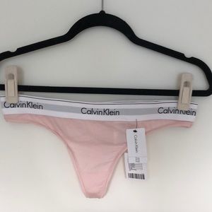 Calvin Klein Light Pink Thong NWT